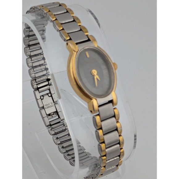 Citizen Watch Women 18mm Case Two Tone 7.5" Band 3220-K02830 New Battery - Picture 1 of 9